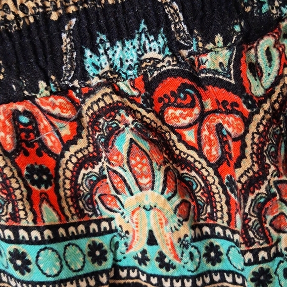 Bohemian Multicolor Women's Pants - Picture 7 of 7